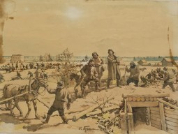Выставка «Художник Петр Бучкин: угличские акварели 1942-1944 годов»